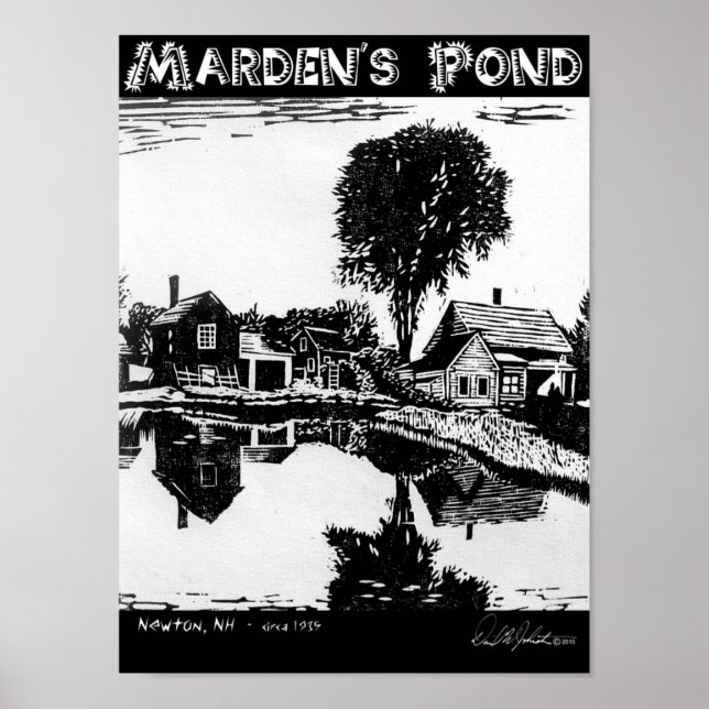 Marden's Pond Poster (Front)