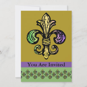 Mardi Fleur de Gras Invitation