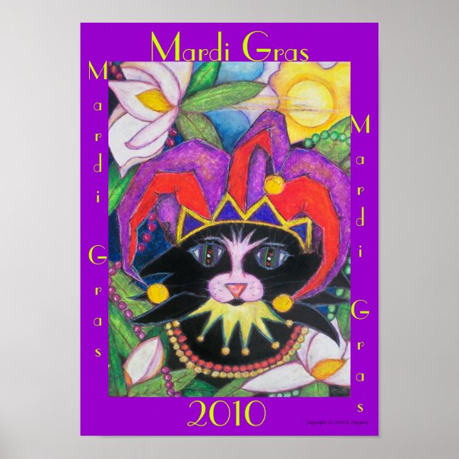 Mardi Gras 2010 Mardi Gras Poster (Front)