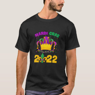 Mardi Gras 2022 Jester Outfit Kids Girl Boy Men Wo T-Shirt