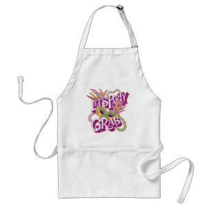 Mardi Gras 2022 Mask Standard Apron