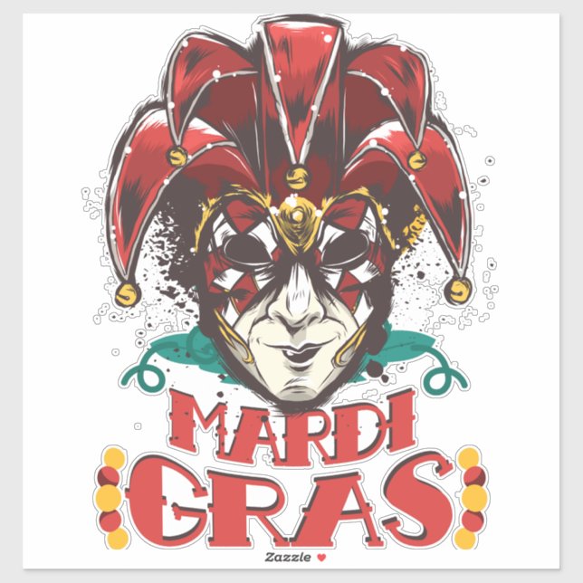 Mardi Gras 2022 Venetian Mask (Sheet)