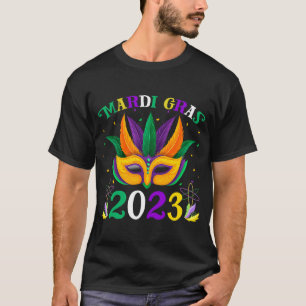Mardi Gras 2023 Costume With Mask  3 T-Shirt