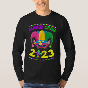 Mardi Gras 2023 Jester Outfit New Orleans Carnaval T-Shirt