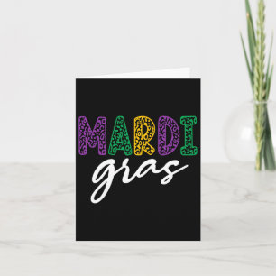 Mardi Gras 2024 Womens Girls Mask Beads New Orlean Card