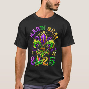 Mardi Gras 2025 Fleur De Lis Men Women Kids New Or T-Shirt