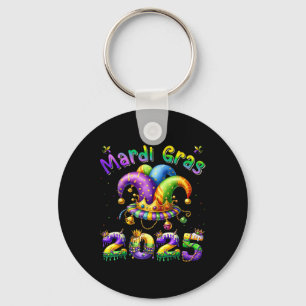 Mardi Gras 2025 Jester Outfit Kids Girls Boys Men Key Ring