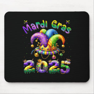 Mardi Gras 2025 Jester Outfit Kids Girls Boys Men Mouse Mat