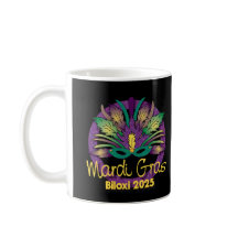Mardi Gras 2025 Mug - Biloxi, MS