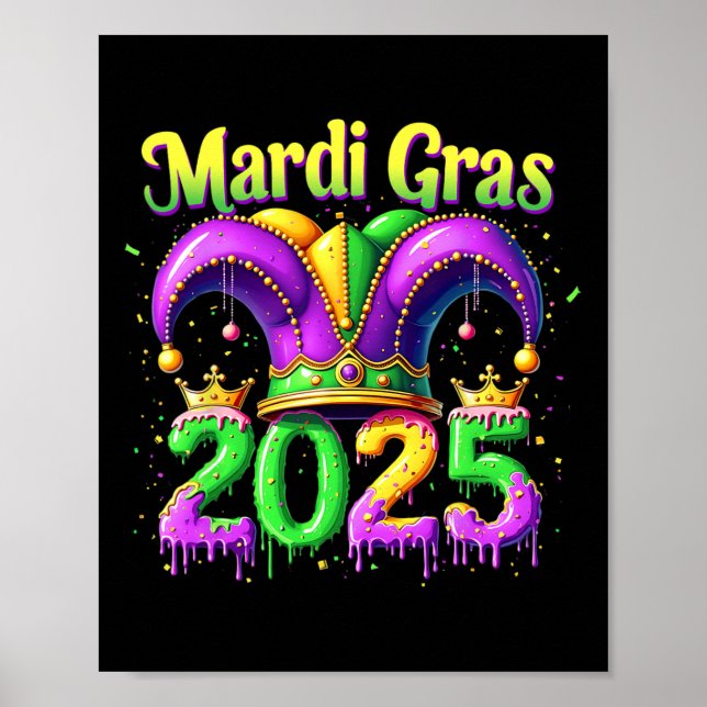 Mardi Gras 2025 Outfits For Men Women 1  Poster (Front)