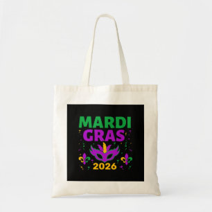 Mardi Gras 2026 Personalized Tote Bag