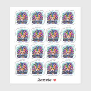 Mardi Gras '24 stickers 