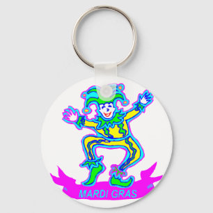 Mardi Gras 2 Key Ring