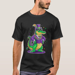Mardi Gras Alligator Boys Men Mardi Gras Funny All T-Shirt