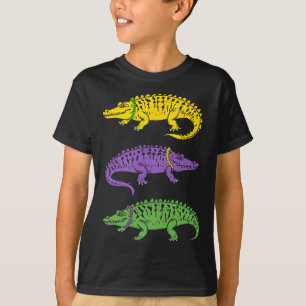 Mardi Gras Alligator Funny Men Mardi Gras Kids T-Shirt