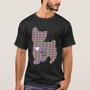 Mardi Gras American Eskimo Dog Funny Dog Lover Pre T-Shirt