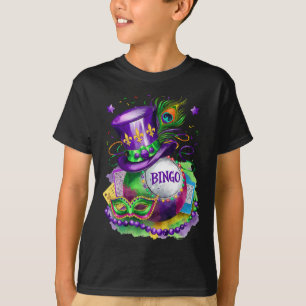 Mardi Gras And Bingo Perfect Mix Costume Festival T-Shirt