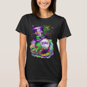 Mardi Gras And Bingo Perfect Mix Costume Festival T-Shirt