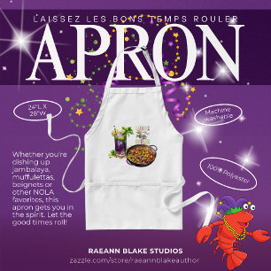 Mardi Gras Apron