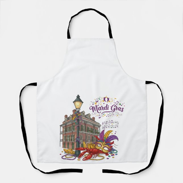 Mardi Gras Apron (Front)