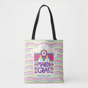Mardi Gras Arch beads, Galveston, Texas Tote Bag