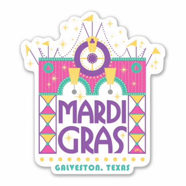 Mardi Gras Arch, Galveston, Texas (Front)
