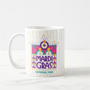 Mardi Gras Arch, Galveston, Texas Coffee Mug