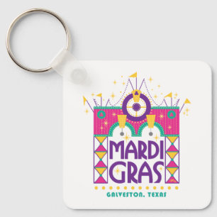 Mardi Gras Arch, Galveston, Texas Key Ring