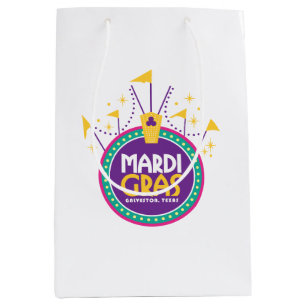 Mardi Gras Arch inspired, Galveston, Texas Medium Gift Bag