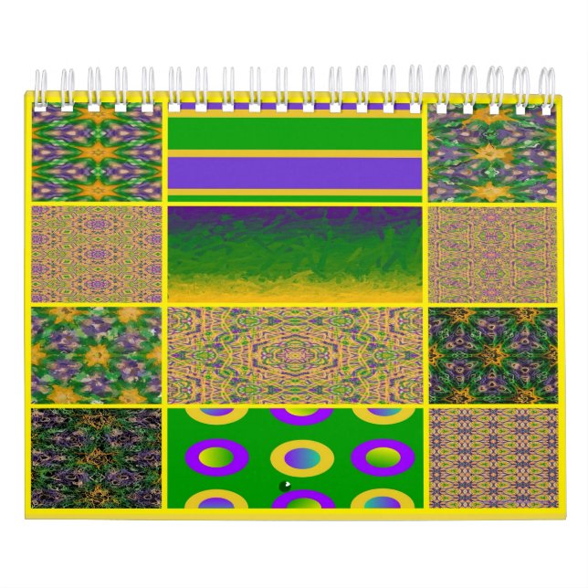 Mardi Gras Art Calendar (Cover)