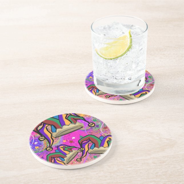 MARDI GRAS ART      COASTER (Side)