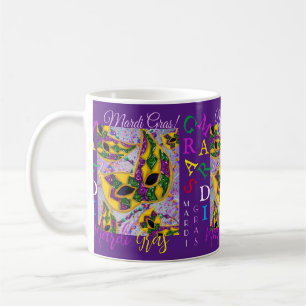 MARDI GRAS ART      COFFEE MUG