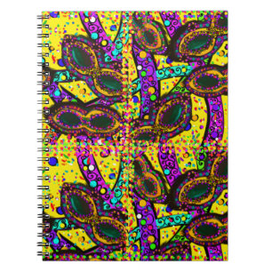 Mardi Gras Art Notebook