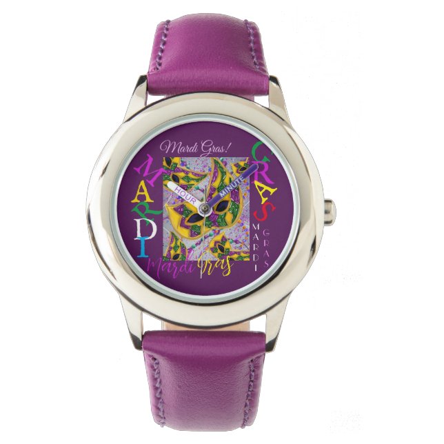 MARDI GRAS ART      WATCH (Front)