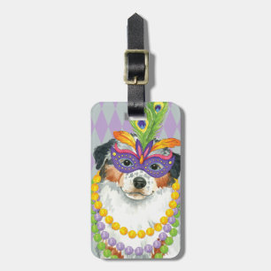 Mardi Gras Aussie Luggage Tag