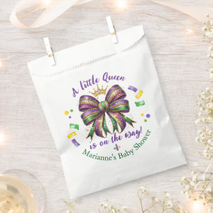 Mardi Gras Baby Girl Favour Bags