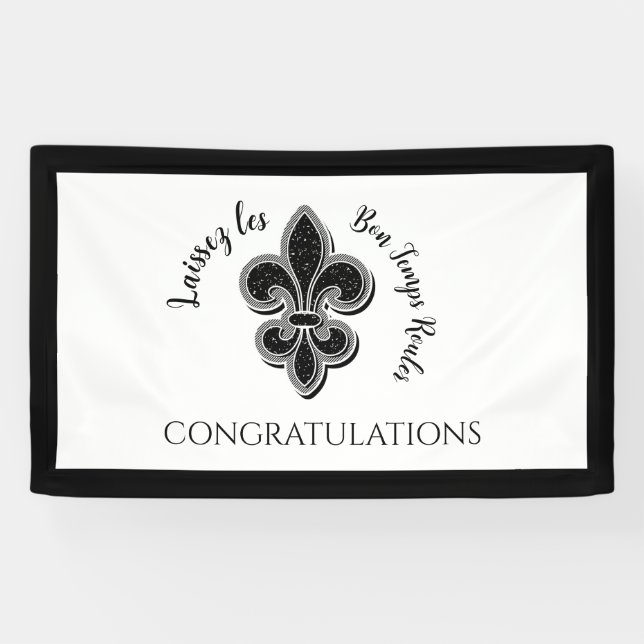 Mardi Gras Bachelorette Party  Banner (Horizontal)