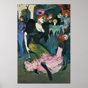 Mardi Gras Ball Dancer Poster