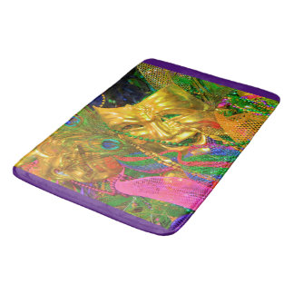 mardi gras bath rug