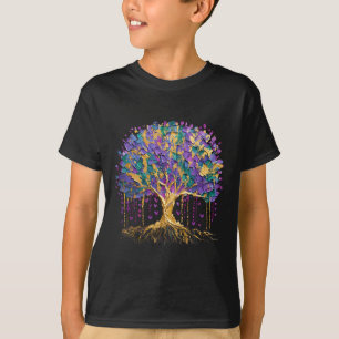 Mardi Gras Bead Tree Carnival New Orleans 2025 Wom T-Shirt