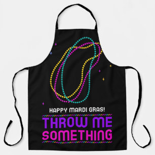 Mardi Gras Beads Apron