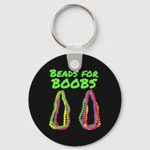 Mardi Gras Beads For Breast Y Costume Outfit Key Ring
