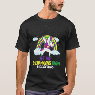 Mardi Gras Beads Mardi Gras Outfit Let The Shenani T-Shirt