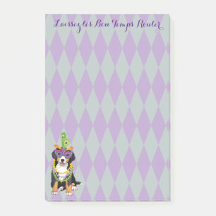 Mardi Gras Berner Post-it Notes