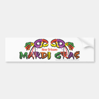 MARDI-GRAS BUMPER STICKER