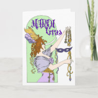 Mardi Gras Card
