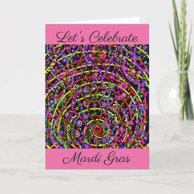 Mardi Gras Card (Front)