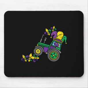 Mardi Gras Carnival Celebration Kids Jester Tracto Mouse Mat