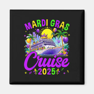 Mardi Gras Carnival Cruise 2025 Family Cruising  Magnet