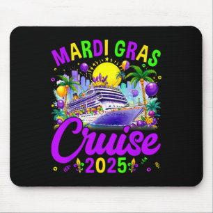 Mardi Gras Carnival Cruise 2025 Family Cruising Mouse Mat